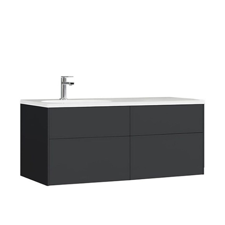 Koupelnová skříňka StoneArt Venice VE-1210-I tmavě šedá 120×52 levé provedení
