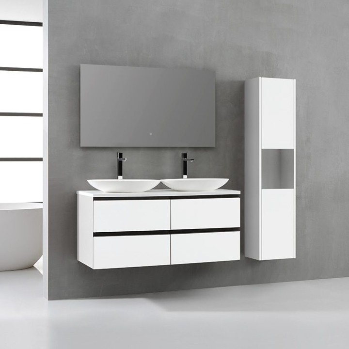 Koupelnová skříňka StoneArt Monte Carlo MC-1200pro-3 bílá 120×52