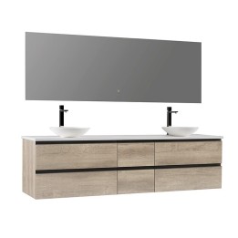 Koupelnový nábytek – set StoneArt Monte Carlo MC-2000pro-4 dubový světlý 200×52