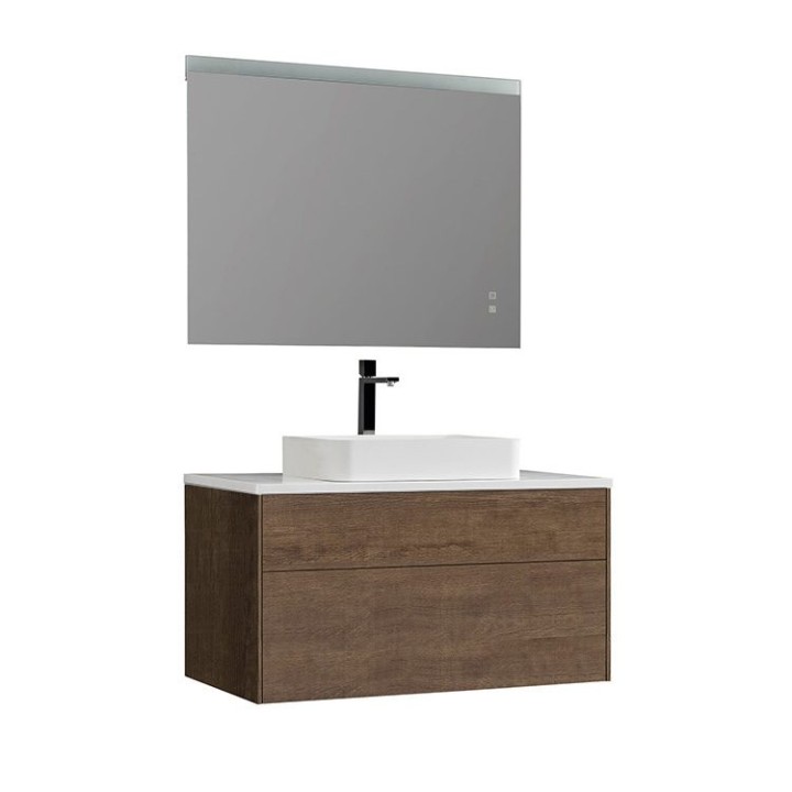 Koupelnový nábytek – set StoneArt Venice VE-1000pro-5 dubový tmavý 100×52