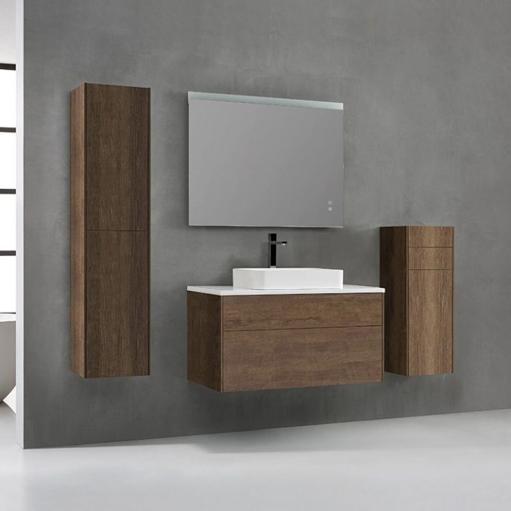 Koupelnová skříňka StoneArt Venice VE-1000pro-5 dubová tmavá 100×52
