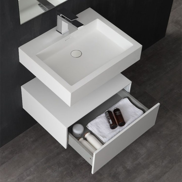 Koupelnový nábytek – set StoneArt LP4506 bílý 60×48 matný