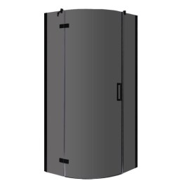 Sprchový kout EAGO AWT LBR0906-B černý 90×90 levé provedení