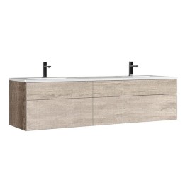 Koupelnová skříňka StoneArt Venice VE-2000-II dubová světlá 200×52