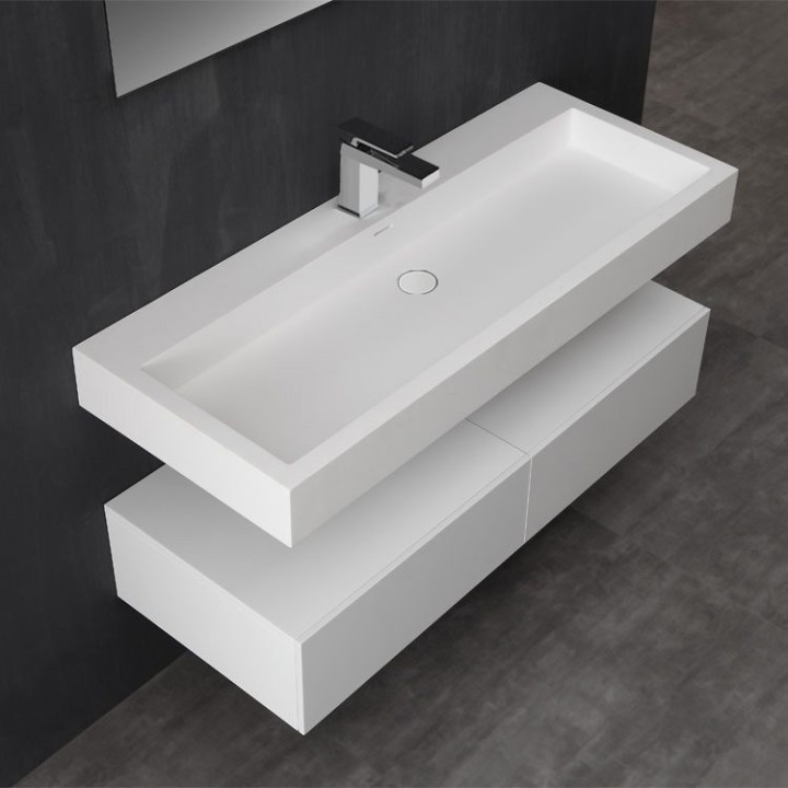 Koupelnový nábytek – set StoneArt LP4512 bílý 120×48 lesklý