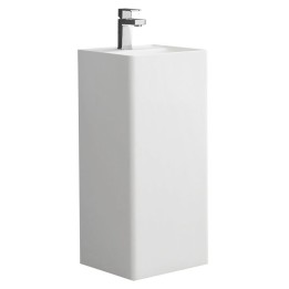 Volně stojící umyvadlo StoneArt LZ512 bílé 40×40 lesklé