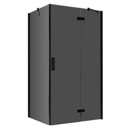 Sprchový kout EAGO AWT LBS1205-B černý 120×90 pravé provedení