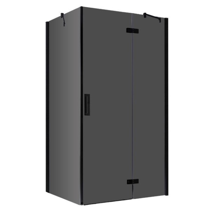Sprchový kout EAGO AWT LBS1205-B černý 120×90 pravé provedení