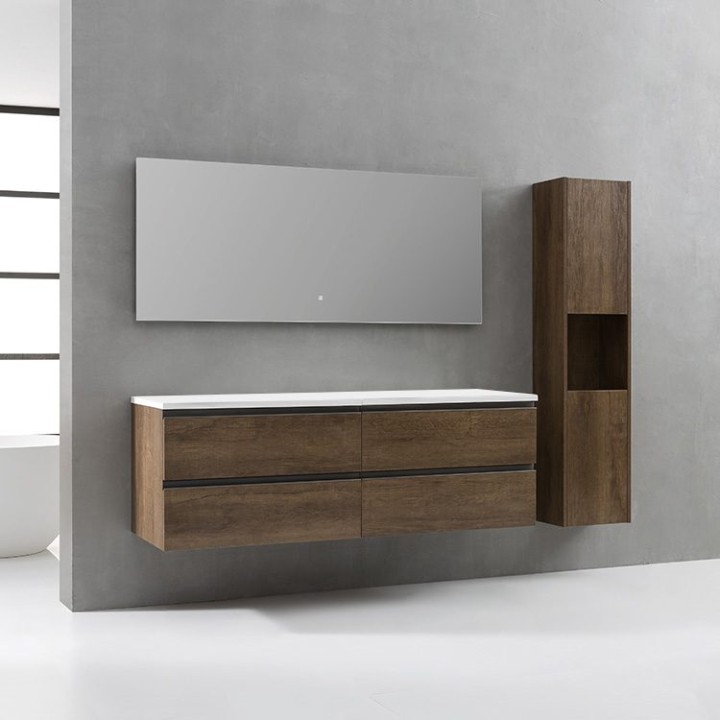 Koupelnový nábytek – set StoneArt Monte Carlo MC-1600pro dubový tmavý 160×52