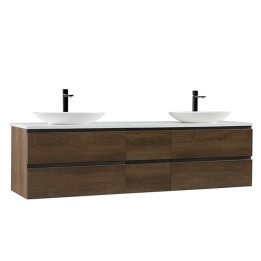 Koupelnová skříňka StoneArt Monte Carlo MC-2000pro-3 dubová tmavá 200×52