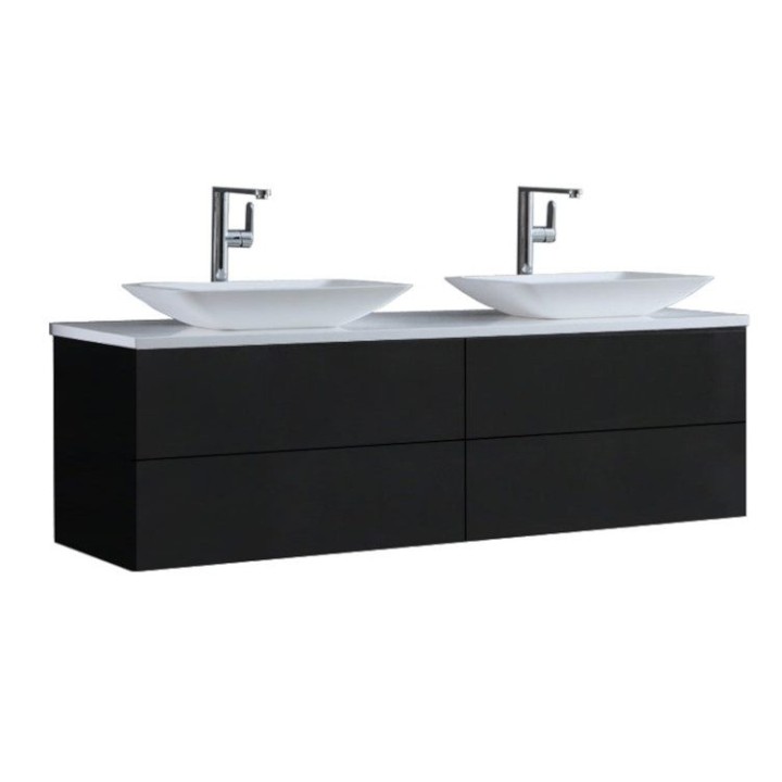 Koupelnová skříňka StoneArt Brugge BU-1601pro-1 tmavě šedá 160×50