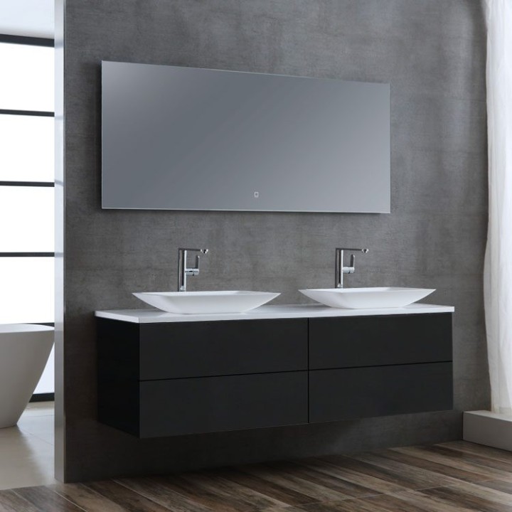 Koupelnová skříňka StoneArt Brugge BU-1601pro-1 tmavě šedá 160×50