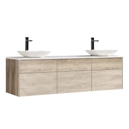 Koupelnová skříňka StoneArt Venice VE-1800pro-2 dubová světlá 180×52