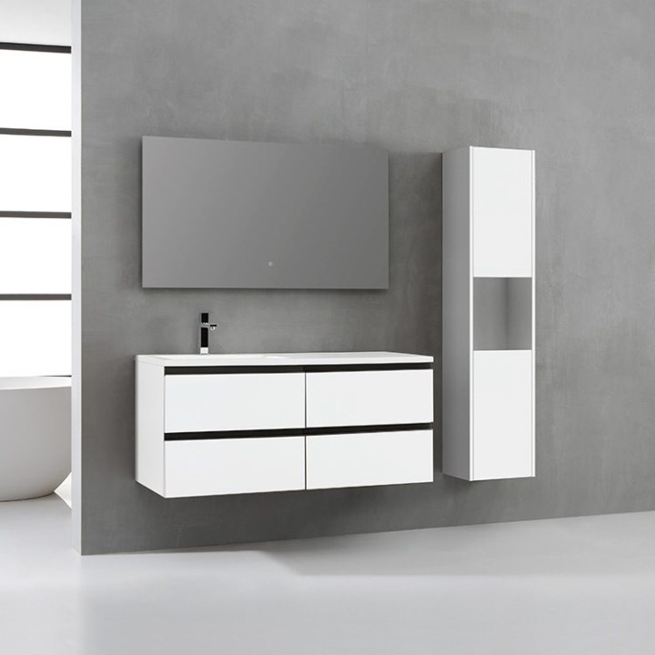 Koupelnový nábytek – set StoneArt Monte Carlo MC-1210 bílý 120×52 levé provedení