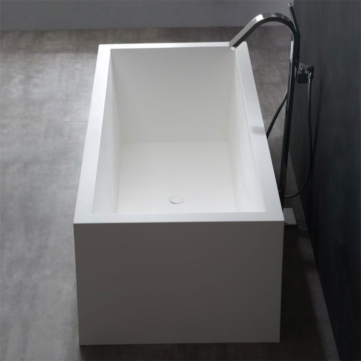 Volně stojící vana StoneArt BS-523 bílá 180×81 lesklá