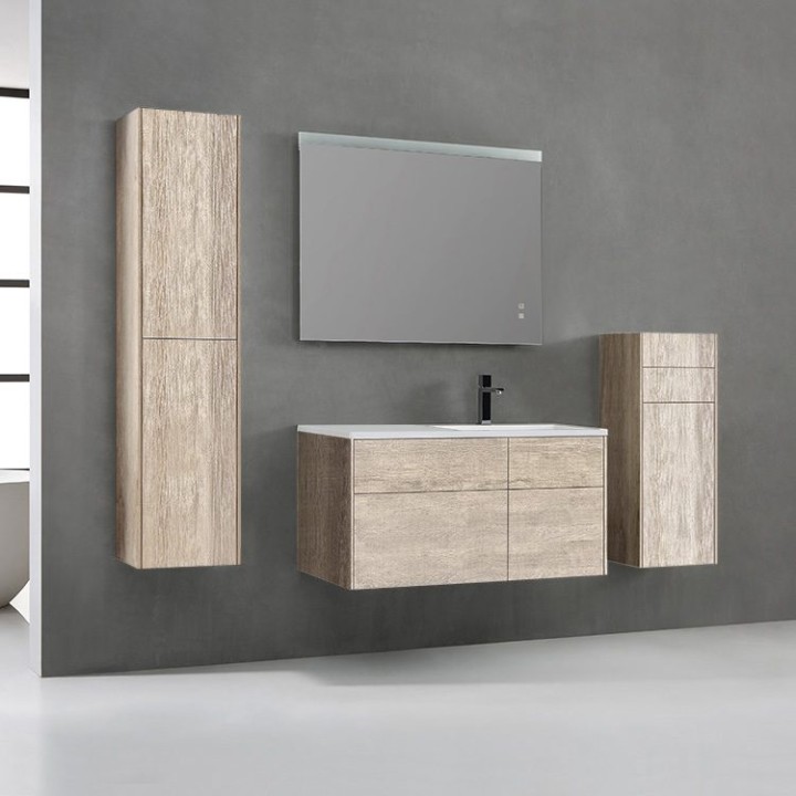 Koupelnový nábytek – set StoneArt Venice VE-1010-II dubový světlý 100×52 pravé provedení