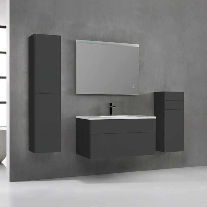 Koupelnový nábytek – set StoneArt Venice VE-1000-II tmavě šedý 100×52