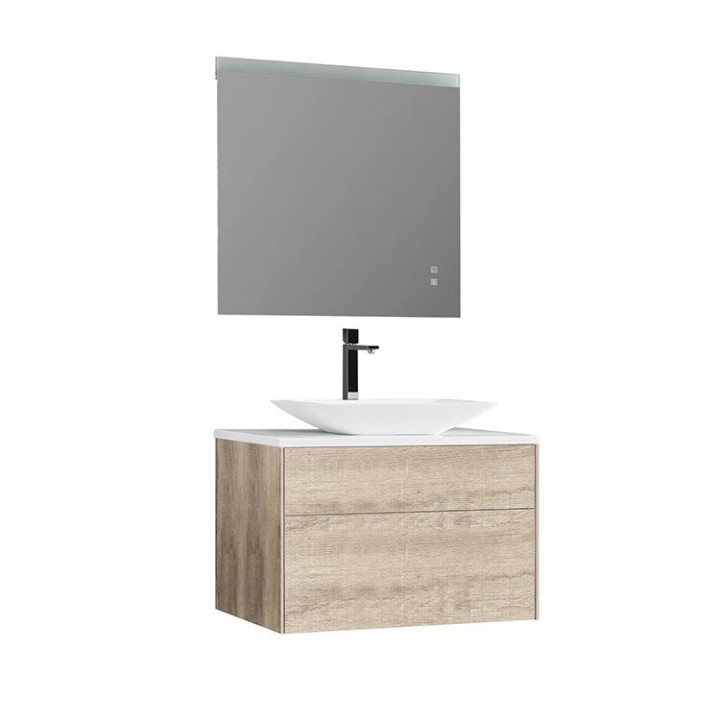 Koupelnový nábytek – set StoneArt Venice VE-0800pro-1 dubový světlý 80×52