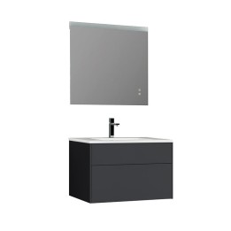 Koupelnový nábytek – set StoneArt Venice VE-0800-II tmavě šedý 80×52