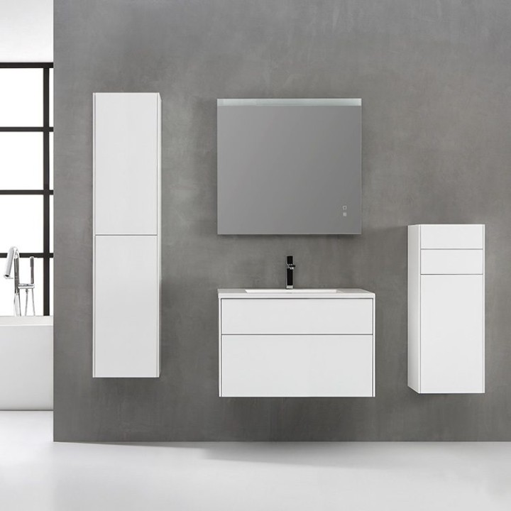 Koupelnový nábytek – set StoneArt Venice VE-0800-II tmavě šedý 80×52