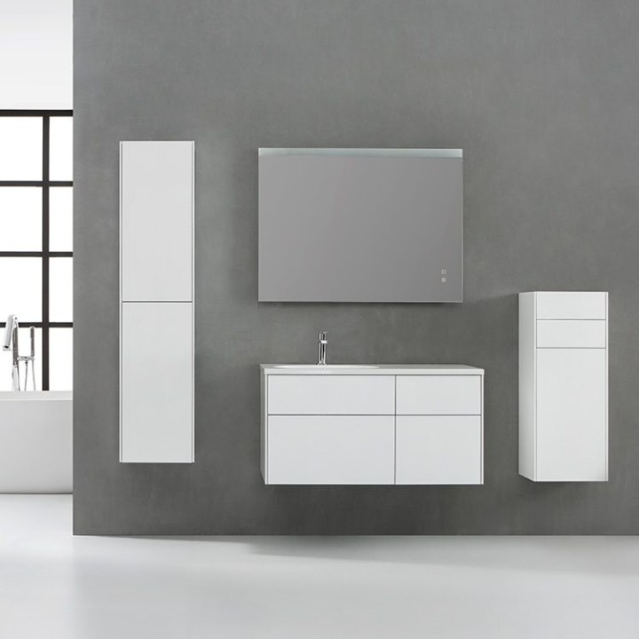 Koupelnový nábytek – set StoneArt Venice VE-1010-I tmavě šedý 100×52 levé provedení