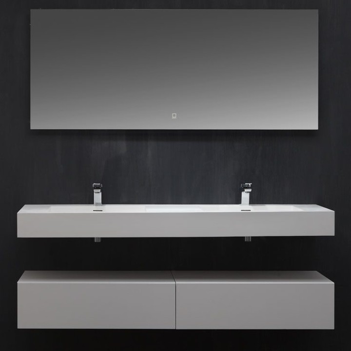 Koupelnový nábytek – set StoneArt LP4516 bílý 160×48 matný