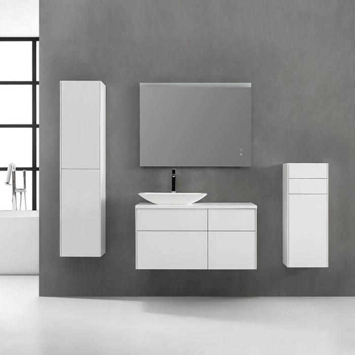 Koupelnová skříňka StoneArt Venice VE-1010pro-1 bílá 100×52 levé provedení