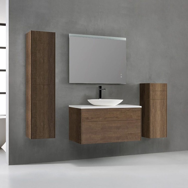 Koupelnový nábytek – set StoneArt Venice VE-1000pro-3 dubový tmavý 100×52