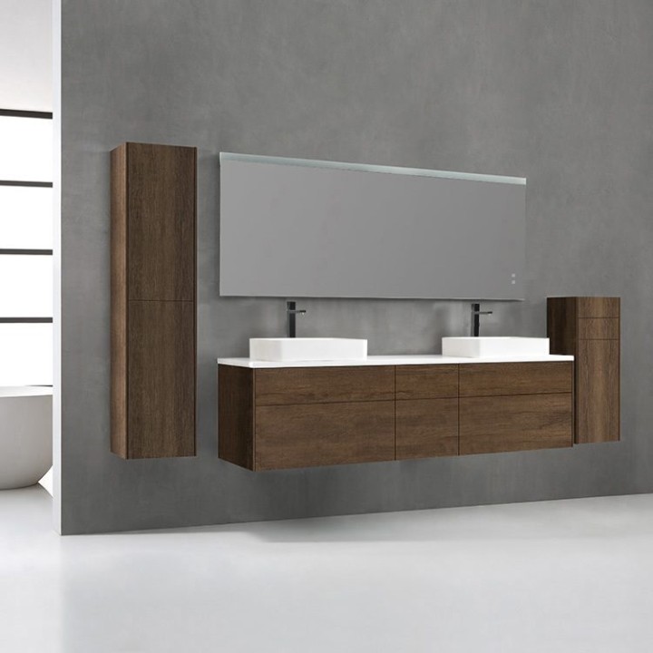 Koupelnová skříňka StoneArt Venice VE-2000pro-5 dubová tmavá 200×52