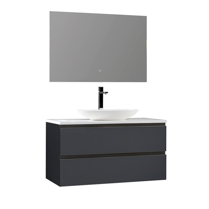 Koupelnový nábytek – set StoneArt Monte Carlo MC-1000pro-3 tmavě šedý 100×52