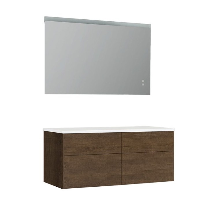 Koupelnový nábytek – set StoneArt Venice VE-1200pro dubový tmavý 120×52