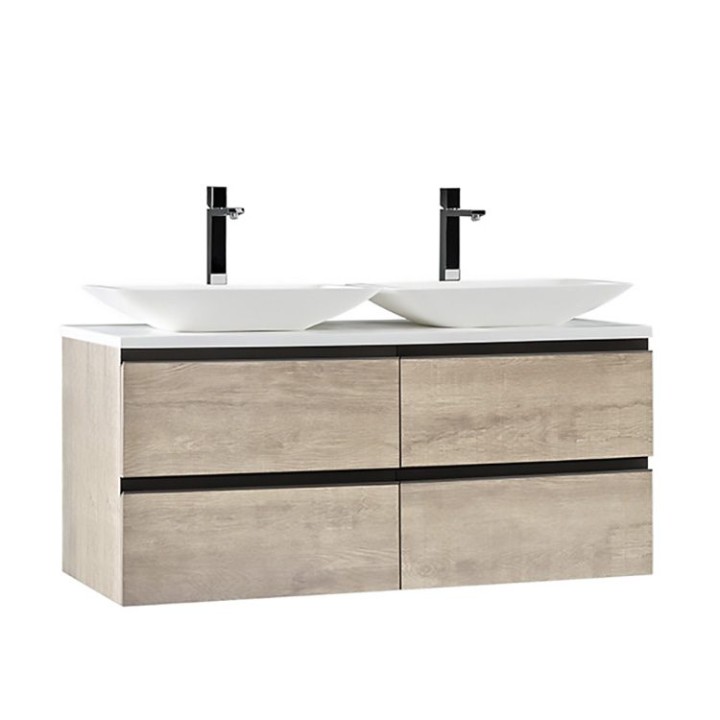 Koupelnová skříňka StoneArt Monte Carlo MC-1200pro-1 dubová světlá 120×52