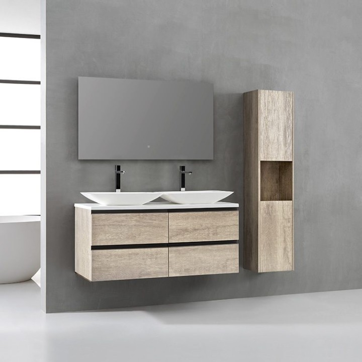 Koupelnová skříňka StoneArt Monte Carlo MC-1200pro-1 dubová světlá 120×52