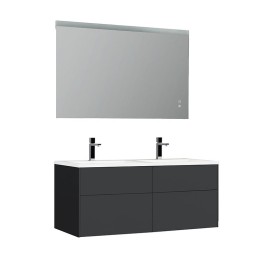 Koupelnový nábytek – set StoneArt Venice VE-1200-II tmavě šedý 120×52