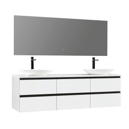 Koupelnový nábytek – set StoneArt Monte Carlo MC-1800pro-3 bílý 180×52