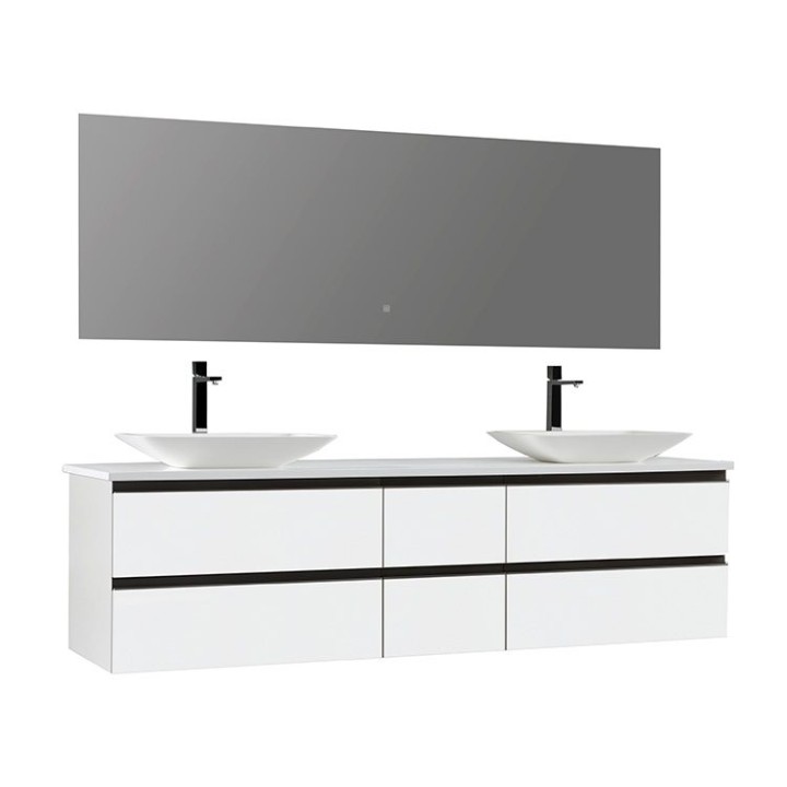 Koupelnový nábytek – set StoneArt Monte Carlo MC-2000pro-1 bílý 200×52