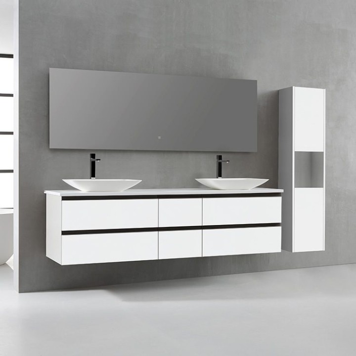 Koupelnový nábytek – set StoneArt Monte Carlo MC-2000pro-1 bílý 200×52