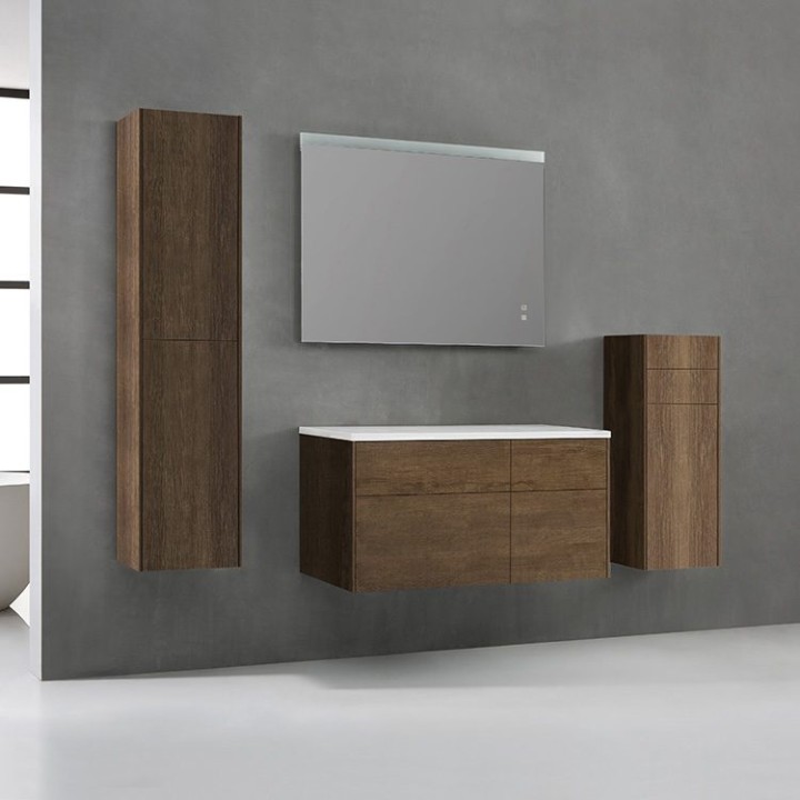 Koupelnový nábytek – set StoneArt Venice VE-1010pro dubový tmavý 100×52 pravé provedení