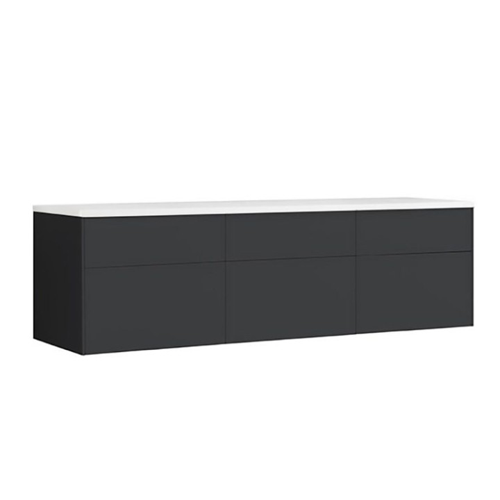 Koupelnová skříňka StoneArt Venice VE-1800pro tmavě šedá 180×52