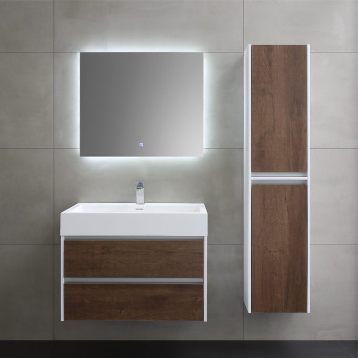 Koupelnová skříňka StoneArt Mailand ML-0600 dubová tmavá 60×48