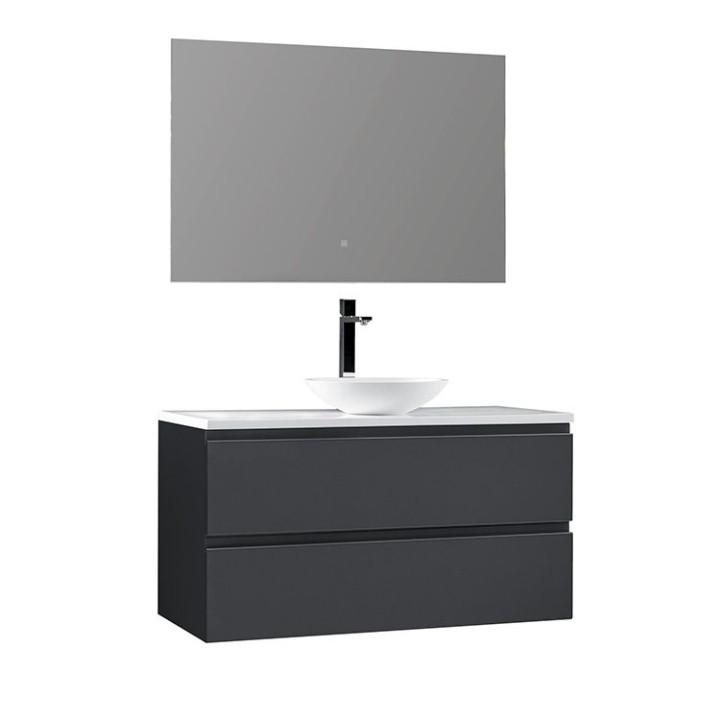 Koupelnový nábytek – set StoneArt Monte Carlo MC-1000pro-4 tmavě šedý 100×52