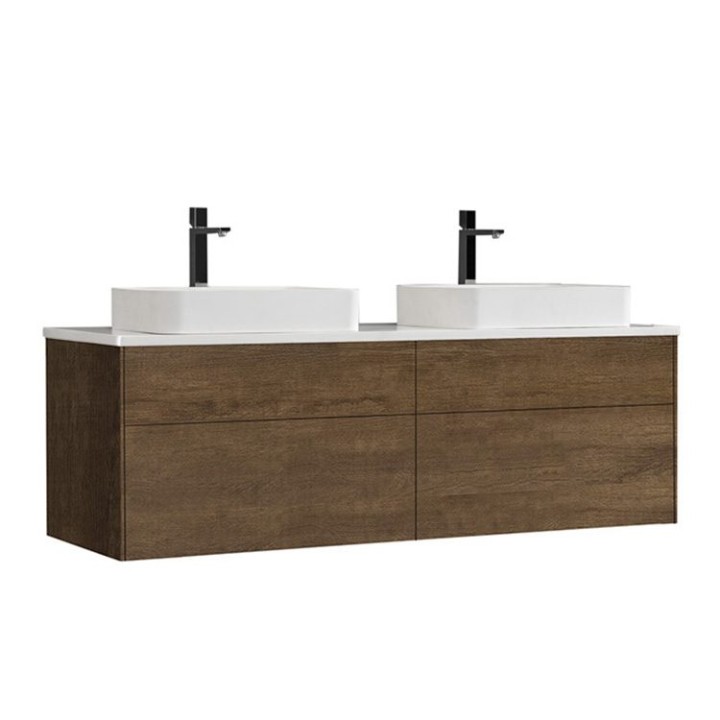Koupelnová skříňka StoneArt Venice VE-1600pro-5 dubová tmavá 160×52