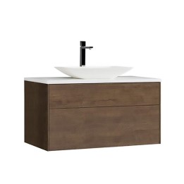 Koupelnová skříňka StoneArt Venice VE-1000pro-1 dubová tmavá 100×52