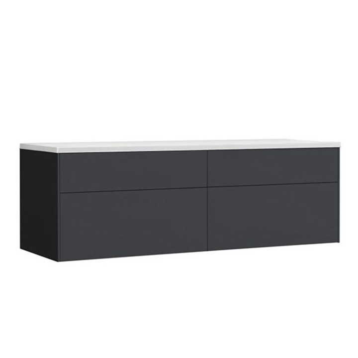Koupelnová skříňka StoneArt Venice VE-1600pro tmavě šedá 160×52
