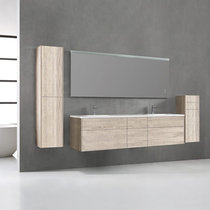 Koupelnový nábytek – set StoneArt Venice VE-2000-I dubový světlý 200×52