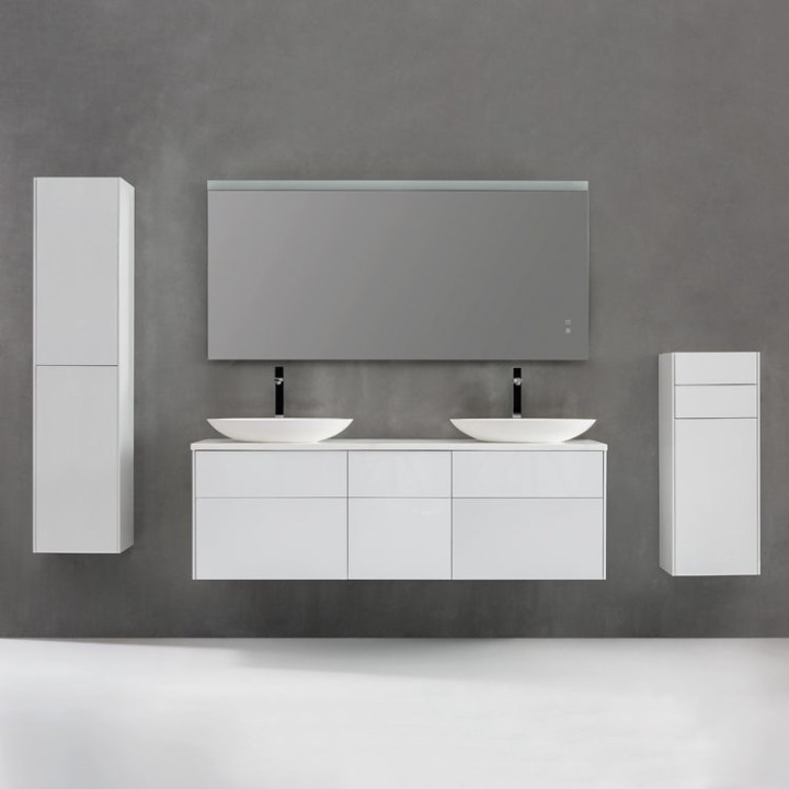 Koupelnový nábytek – set StoneArt Venice VE-1610pro-3 tmavě šedý 160×52