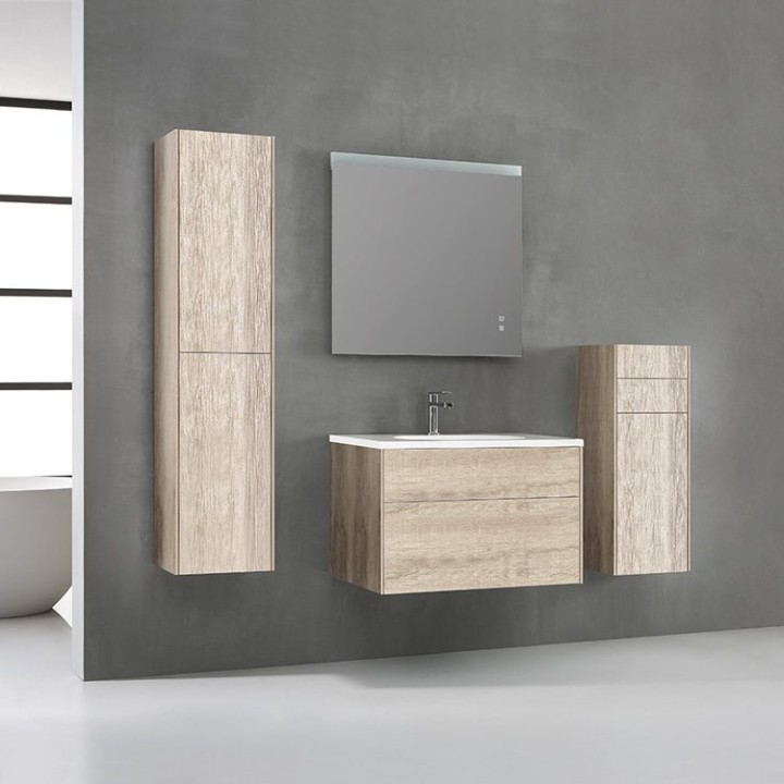 Koupelnová skříňka StoneArt Venice VE-0800-I dubová světlá 80×52