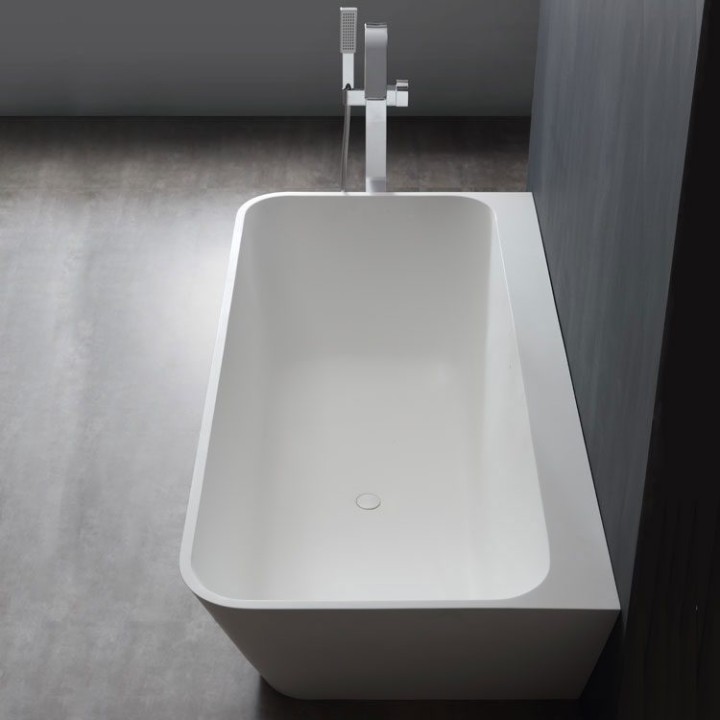 Volně stojící vana StoneArt BS-519 bílá 180×85 matná