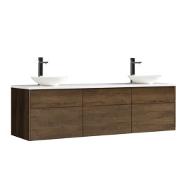 Koupelnová skříňka StoneArt Venice VE-1800pro-4 dubová tmavá 180×52