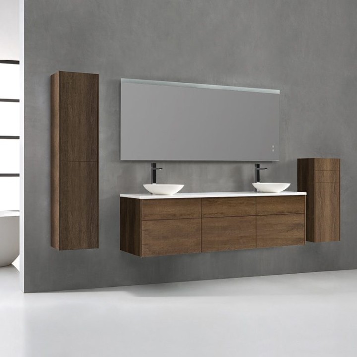 Koupelnová skříňka StoneArt Venice VE-1800pro-4 dubová tmavá 180×52
